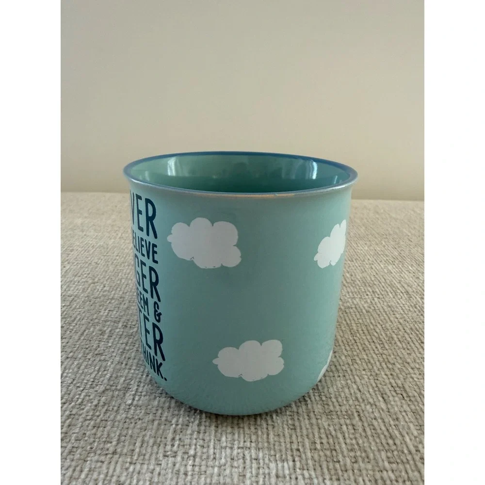 New Disney You Are Braver Stronger Smarter Winnie the Pooh Blue Coffee Mug 20oz